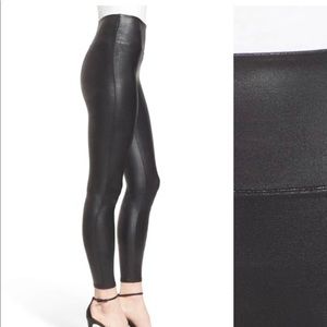 Spanx Faux Leather leggings almost new black